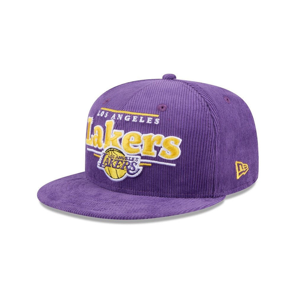 New Era Los Angeles Lakers Throwback Display 9FIFTY Snapback Hat - One Size